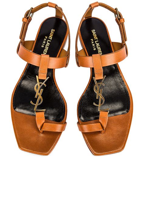 ysl tribute t strap sandal sale|saint laurent cassandra flat sandals.